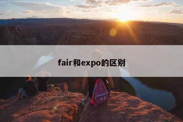 fair和expo的区别